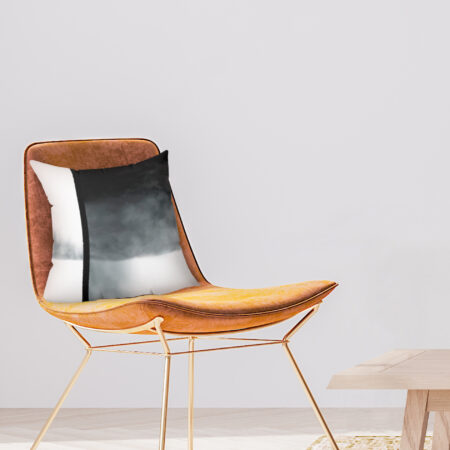 Chic Black & White Throw Pillow